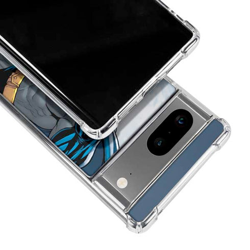 DC Comics Batman Ready for Action Google Pixel 7a Clear Case